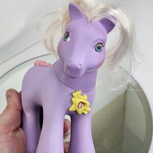 Vintage My Little Pony G1 Secret Surprise Stardazzle Purple *No Saddle*